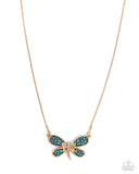 Paparazzi Dragonfly Direction- Gold Necklace