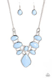 Paparazzi Dreamily Decked Out - Blue Summer Necklace