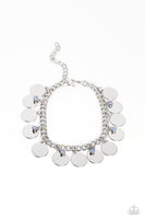 Paparazzi Dreamy Discs - Blue Bracelet