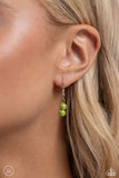 Paparazzi Dreamy Duchess - Green Pearls Chocker Necklace