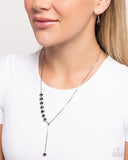 Papparazzi Drops of Dazzle - Black Necklace