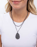 Paparazzi Druzy Delight- Black Necklace