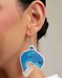 Paparazzi Dynamic Dolphin - Blue Earrings