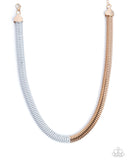 Paparazzi Dynamic Duality- White Necklace