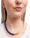 Paparazzi Dynamic Duality- Blue Necklace