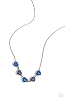 Paparazzi ECLECTIC Heart - Blue Heart Necklace