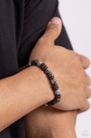 Paparazzi Earthy Empath - Green Bracelet