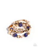 Paparazzi Earthy Entertainer- Purple Bracelet