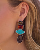 Paparazzi Earthy Experiment- Multi Earrings