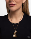 Paparazzi Easter Bunny- Gold Necklace