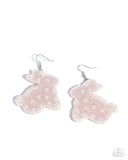 Paparazzi Easter Elegance- Pink Bunny Earrings