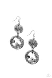Paparazzi Eastern Entrada - Silver Earrings