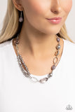 Paparazzi Easygoing Elegance - Silver Necklace