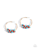 Paparazzi Eclectic Echo- Red Earrings