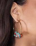 Paparazzi Eclectic Echo- Red Earrings
