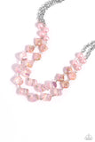 Paparazzi Eclectic Embellishment - Pink Necklace