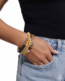 Paparazzi Eclectic Empire- Yellow Bracelet