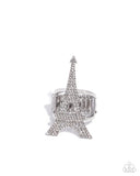 Paparazzi Eiffel Tower Ease- White Ring