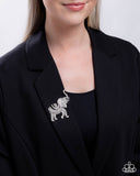 Paparazzi Elephant Embrace- Black Brooch