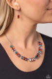 Paparazzi Elite Emeralds - Orange Necklace