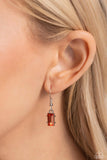 Paparazzi Elite Emeralds - Orange Necklace
