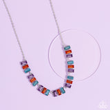 Paparazzi Elite Emeralds - Orange Necklace