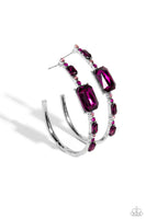 Paparazzi Elite Ensemble - Pink Hoops Earrings