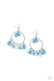Paparazzi Elite Expression - Blue Earrings
