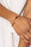 Paparazzi Elven Elegance - Gold Bracelet