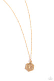 Paparazzi Emblematic Elegance - Gold - V