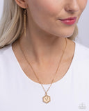 Paparazzi Emblematic Elegance - Gold - V