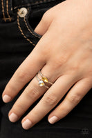 Paparazzi Embraceable Elegance - Yellow Marquise Ring