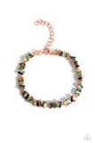 Paparazzi Emerald Ensemble - Copper Bracelet