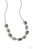 Paparazzi Emerald Envy - Silver Necklace