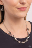 Paparazzi Emerald Envy - Silver Necklace