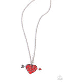 Paparazzi Emotional Edge- Red Necklace