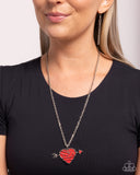 Paparazzi Emotional Edge- Red Necklace