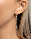 Paparazzi Emotional Edge- White Necklace