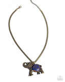 Paparazzi Empathetic Elephant- Purple Necklace
