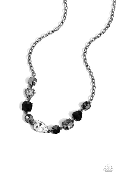 Paparazzi Emphatic Edge - Black Necklace