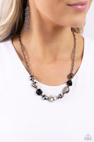 Paparazzi Emphatic Edge - Black Necklace