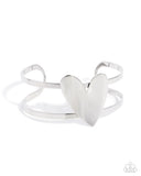 Paparazzi Enamored Ease- Silver Bracelet