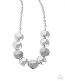 Paparazzi Engraved Energy - Silver Necklace