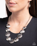 Paparazzi Engraved Energy - Silver Necklace