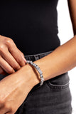 Paparazzi Enticingly Icy - Black Bracelet