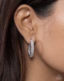 Paparazzi Established Elaboration- White Earrings