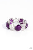 Paparazzi Ethereal Excursion - Purple Stretchy Bracelet