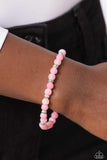 Paparazzi Ethereally Earthy - Pink Bracelet