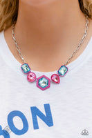 Paparazzi JULY FF Evolving Elegance - Pink Necklace