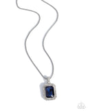Paparazzi Exaggerated Emerald- Blue Necklace